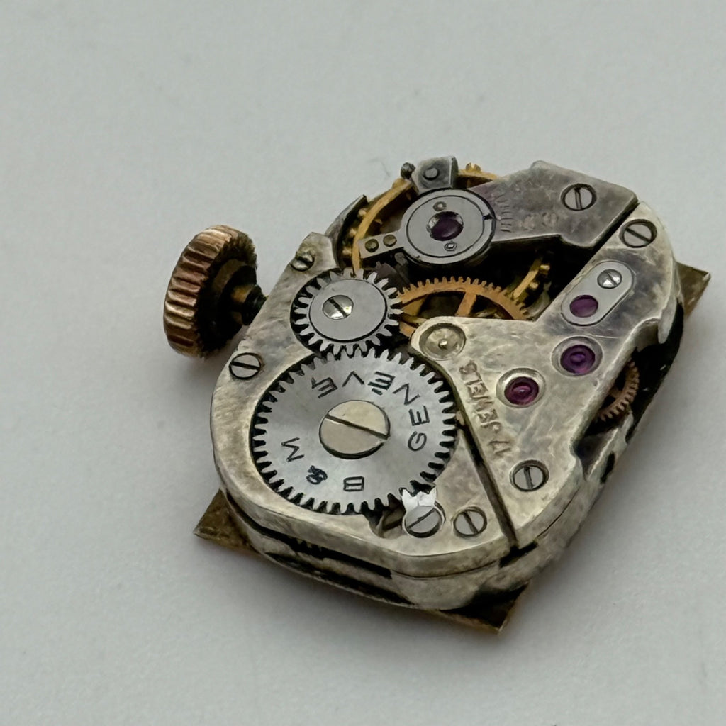 Baume Mercier Geneve B&M Watch Movement Ladies Manual Vintage Swiss Parts 12.4mm