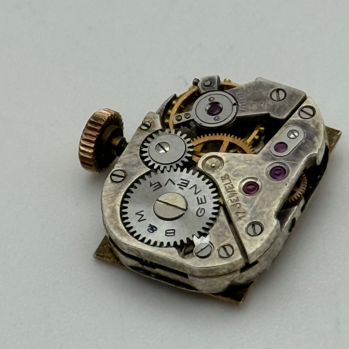 Baume Mercier Geneve B&M Watch Movement Ladies Manual Vintage Swiss Parts 12.4mm