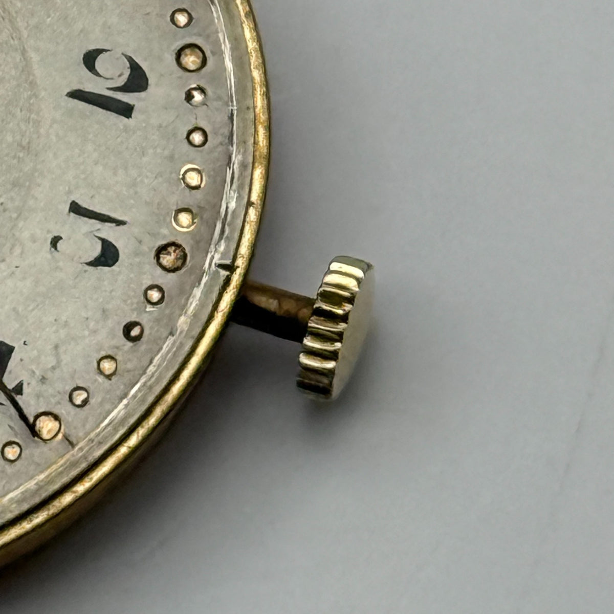 15 Jewels 2 Adjustments Watch Movement Running Unidentified Swiss Parts Repair