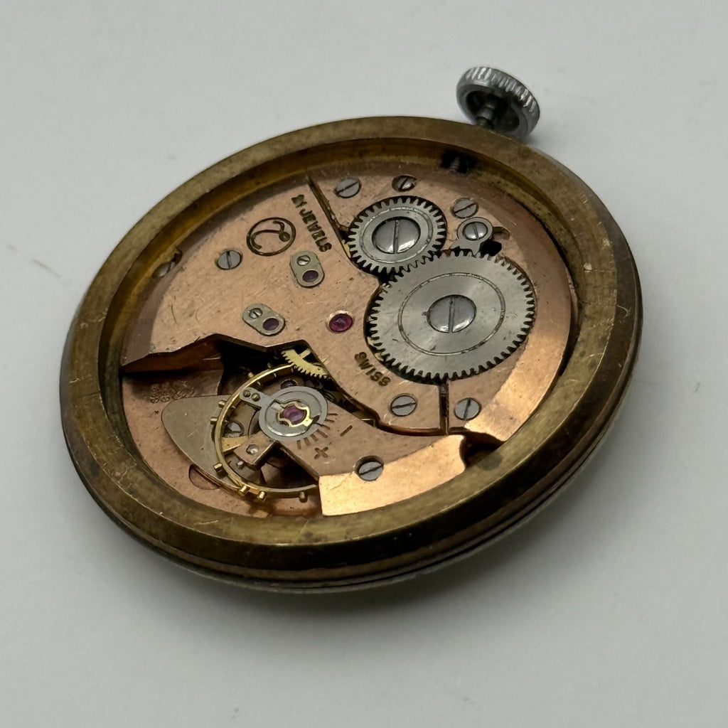 AS 1538 1539 Watch Movement A. Schild 1538 1539 Trebex 15 Jewels Parts 32.5mm