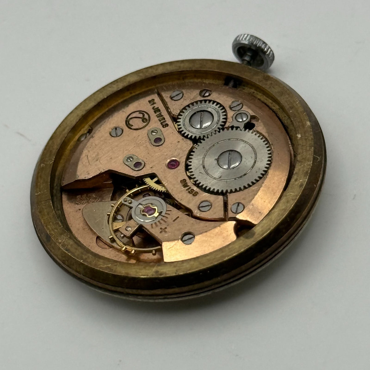 AS 1538 1539 Watch Movement A. Schild 1538 1539 Trebex 15 Jewels Parts 32.5mm
