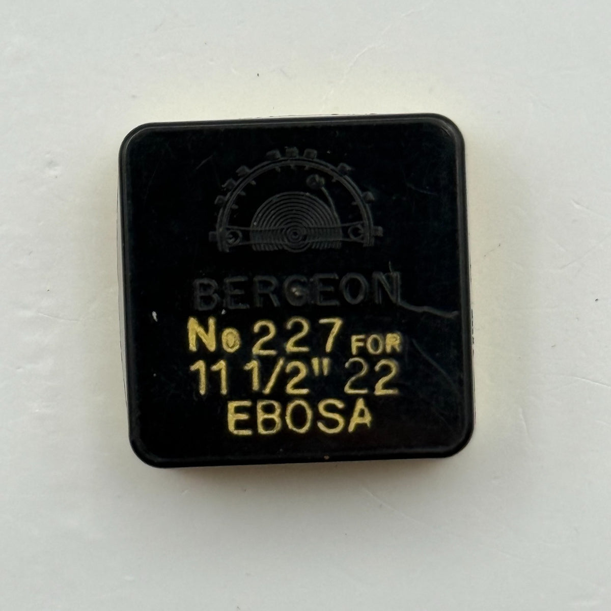 Ebosa 22 Balance Wheel Complete And Spring 11½’’’ 227 Watch Movement Parts NOS