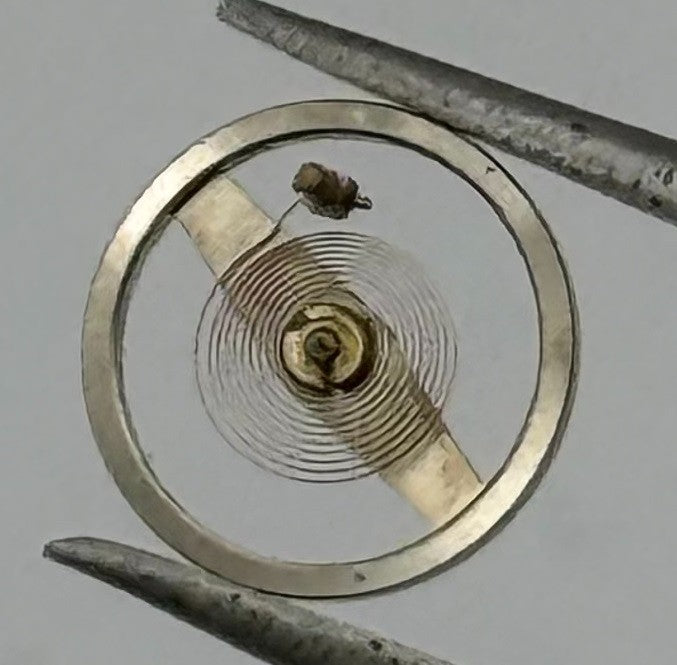 Brac 2051 Balance Wheel Complete And Spring 5¼''' Renata 69 Watch Movement Parts