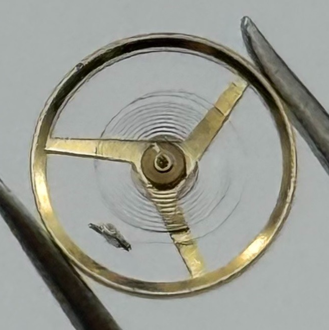 AS 1977-2 Balance Wheel Complete And Spring Renata 1831 Watch Movement Parts NOS