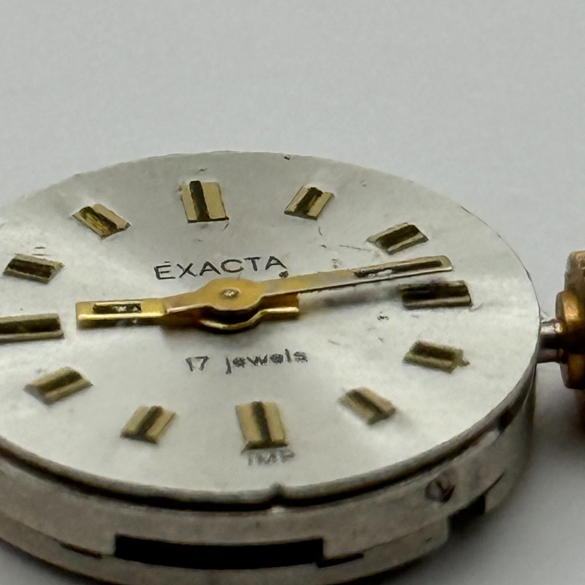 Exacta IMP Soviet Watch Movement 17 Jewels Vintage Parts Repair 15.9mm