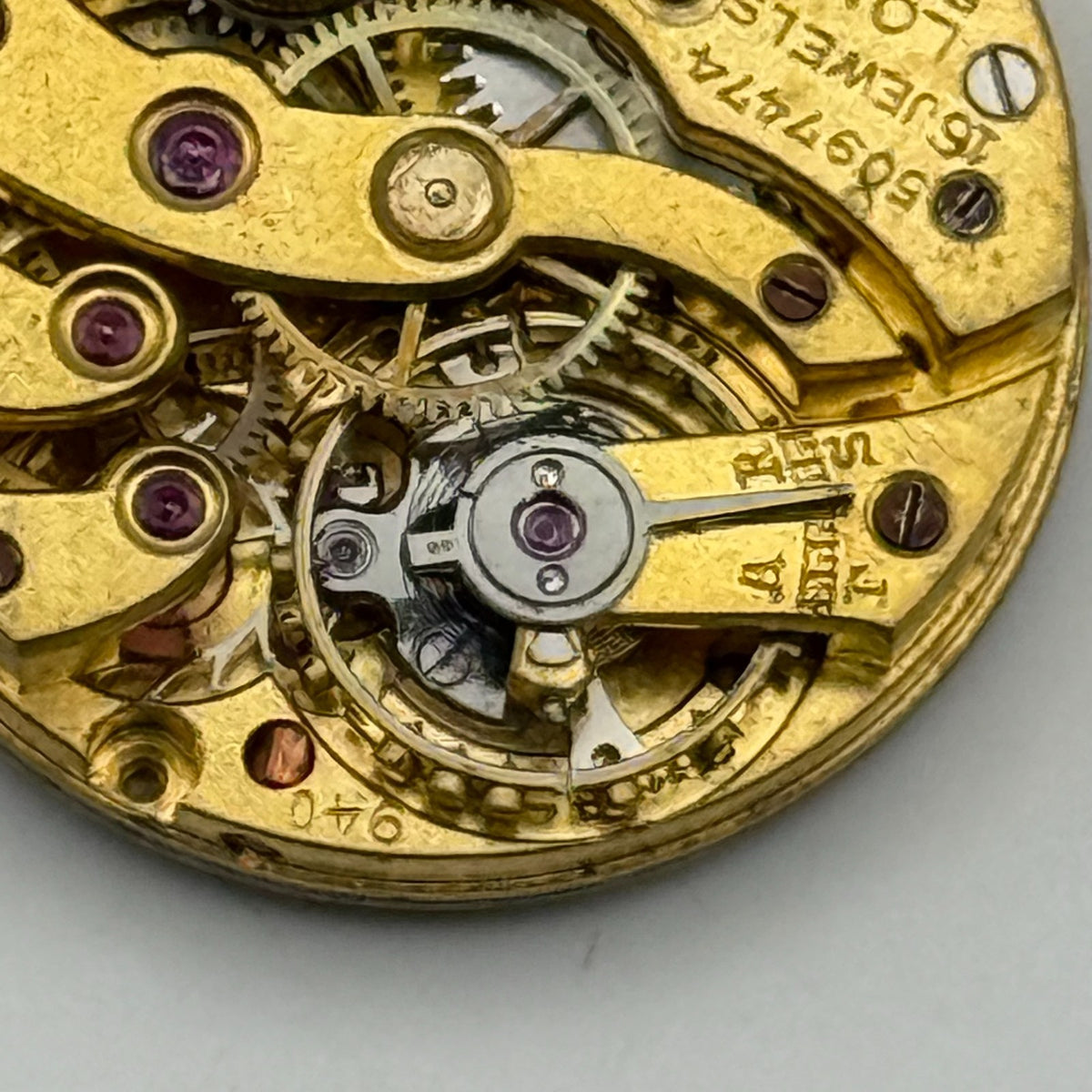 Longines 9.40 Watch Movement Bete & Son Swiss 16 Jewels Manual Wind Parts 20.9mm