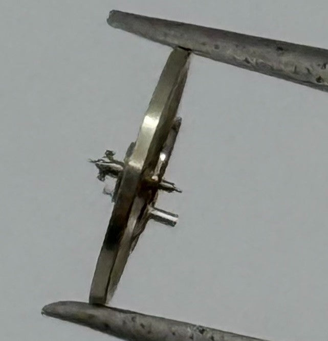 VUFE 57/5 Balance Wheel Complete And Spring 5¼’’’ 945 Watch Movement Parts NOS