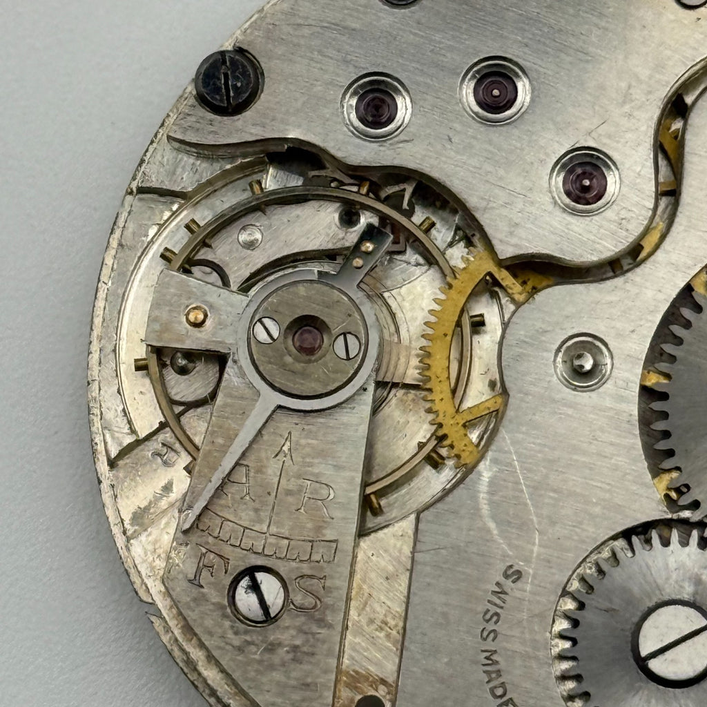 Swiss Lever Pocket Watch Movement - Unidentified - Parts / Repair - 40mm
