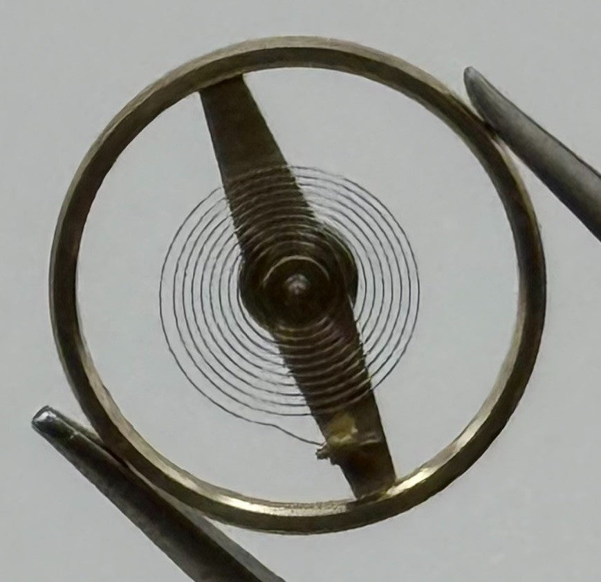 Oris 361 Balance Wheel Complete And Spring 9¾’’’ 380 Watch Movement Parts NOS