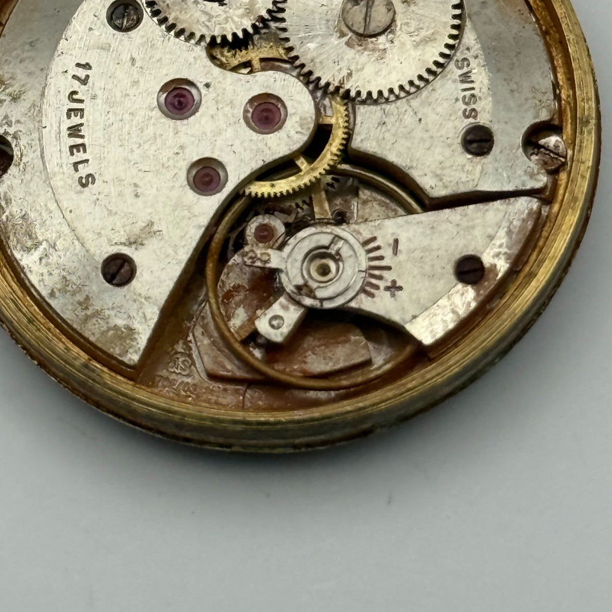 AS 1702/03 Watch Movement A. Schild 1702/03 Rotary 17 Jewels Parts 28.9mm