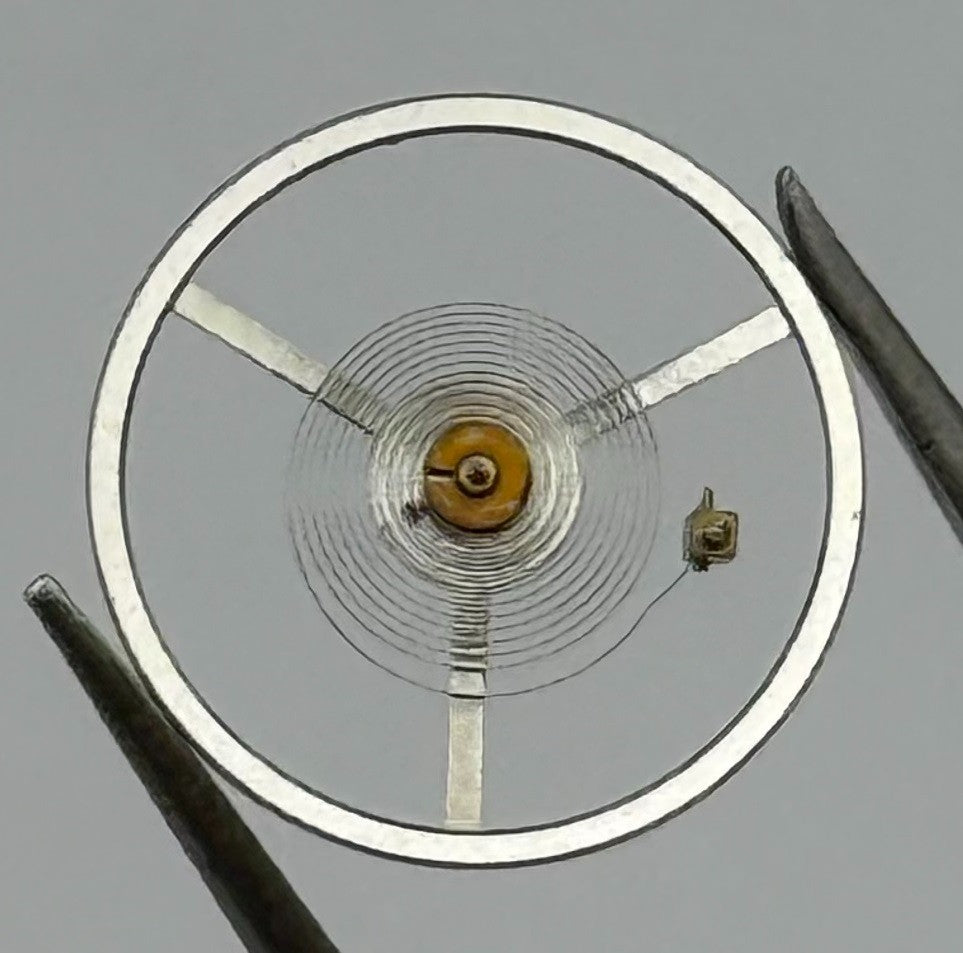 EB 8381 8391-66 Balance Wheel Complete And Spring 10½’’’ 1642 M Watch Parts NOS