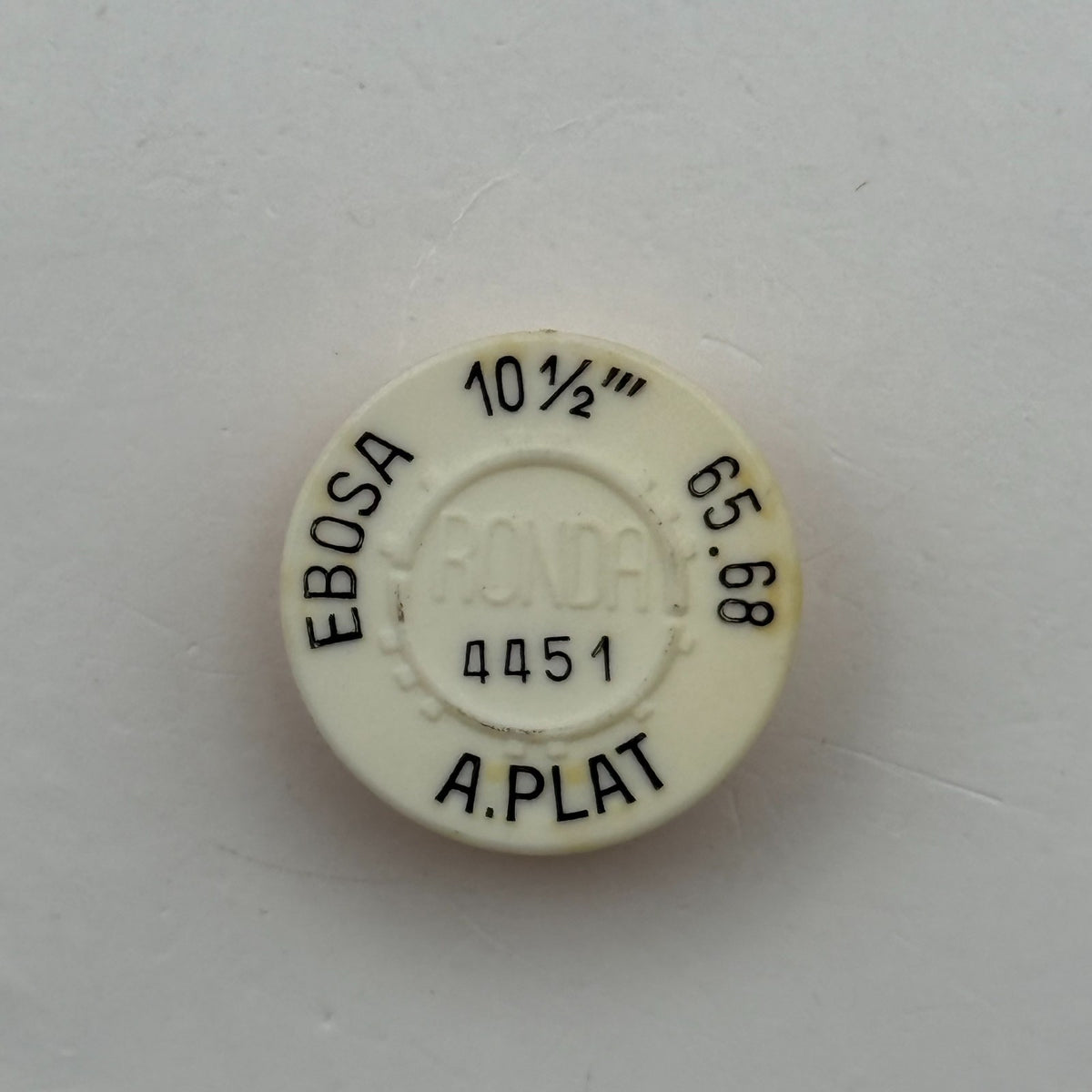 Ebosa 65 68 Balance Wheel Complete And Spring 10½''' 4451 Watch Movement Parts