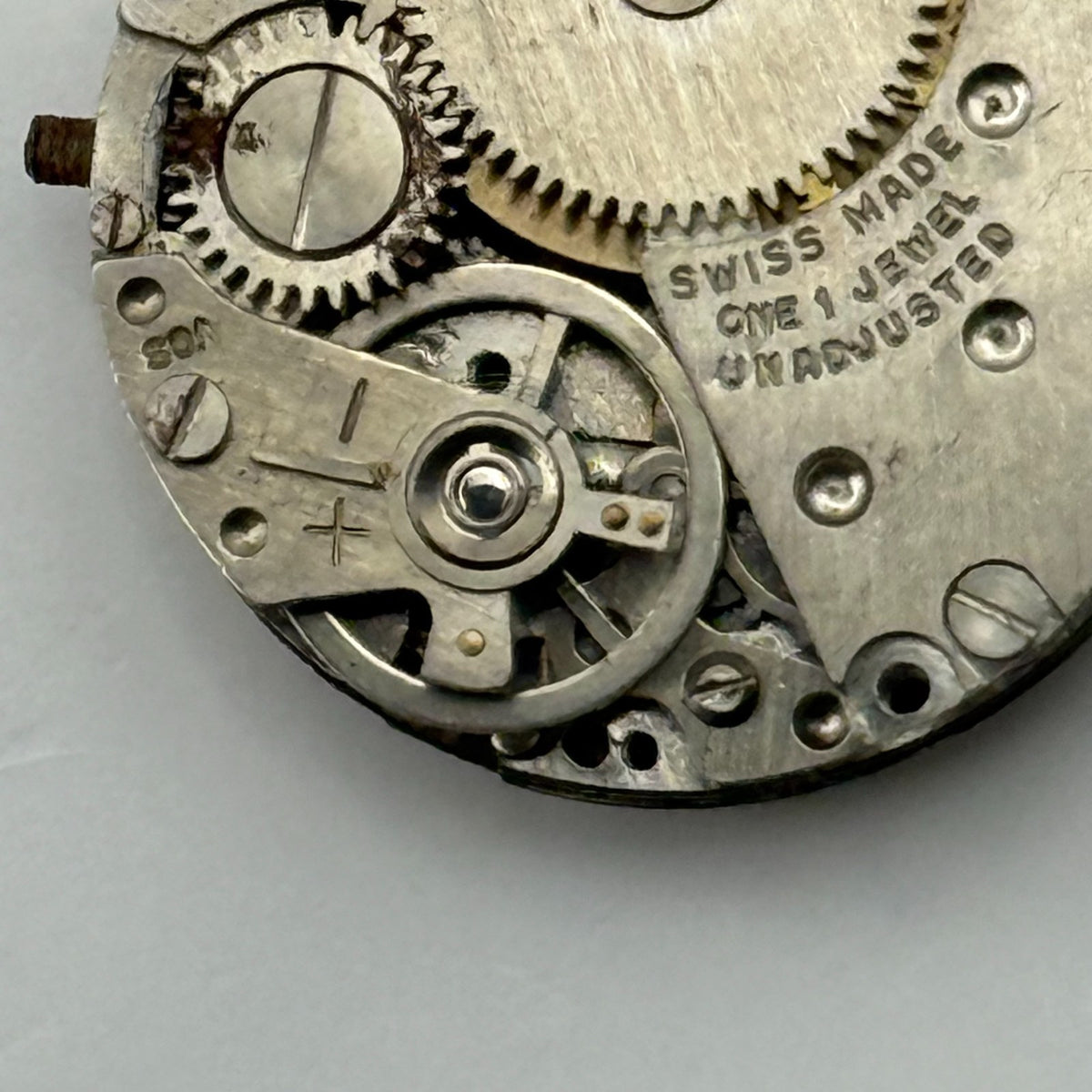EB 1570 Watch Movement Sheffield Watch Company Norbee Swiss 1 Jewel Parts 19.5mm