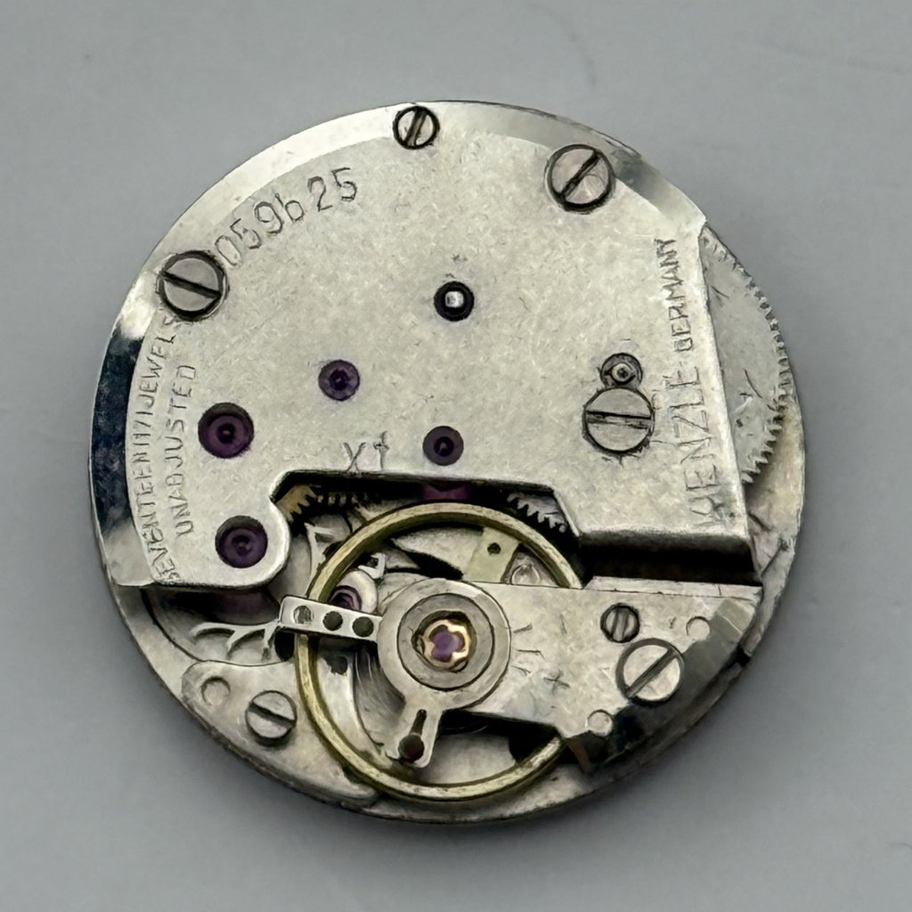 Kienzle 059625 Watch Movement 17 Jewels Germany Manual Wind Parts Repair 17.8mm