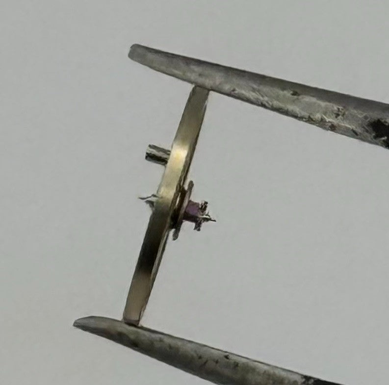 FHF 35 35-21 Balance Wheel Complete And Spring 7¾’’’ 5349 Watch Movement Parts