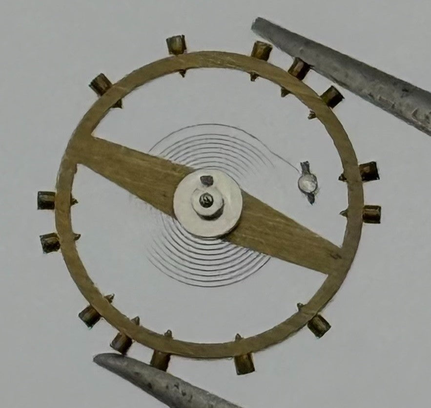 AS 1200 Balance Wheel Complete And Spring 10½’’’ Renata 43 Watch Movement Parts