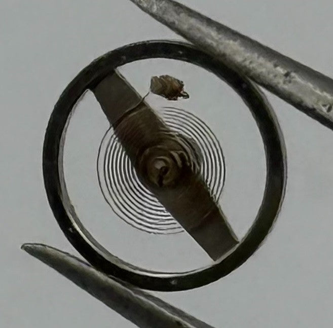 Brac 2051 Balance Wheel Complete And Spring 5¼''' Renata 69 Watch Movement Parts