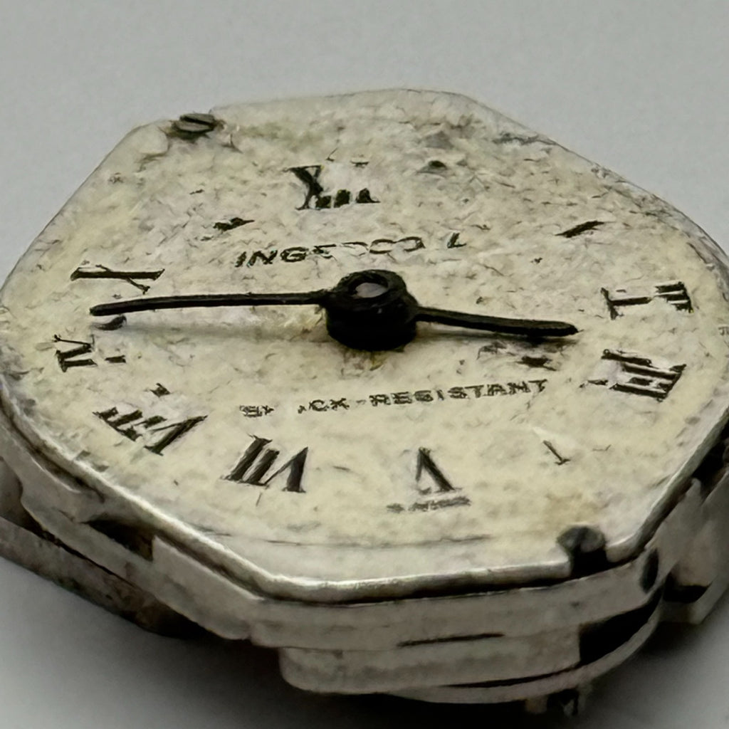 Ingersoll Watch Movement 1 Jewel Unadjusted Swiss Manual Wind Parts 15.3mm