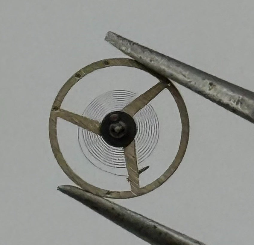 FHF 59-21 Balance Wheel Complete And Spring Renata 1353 Watch Movement Parts NOS
