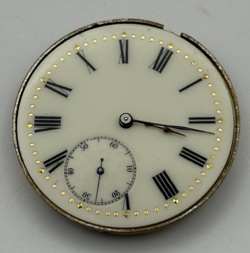 High Grade Pocket Watch Movement Running Hunter Antique Parts 36.2mm