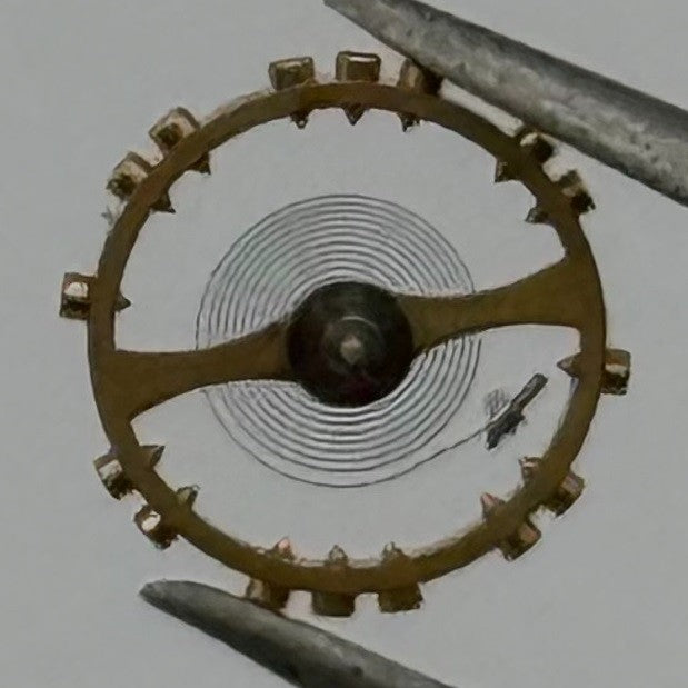 Revue 205 Balance Wheel Complete And Spring 5½’’’ 1349 Watch Movement Parts NOS