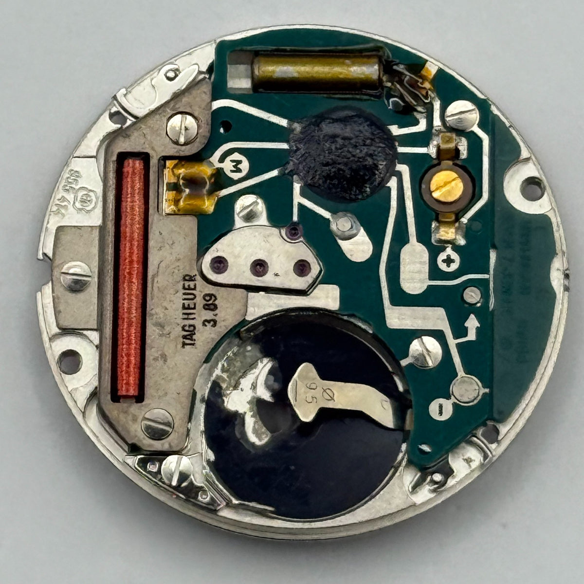 ETA 955.414 Watch Movement Running Quartz Tag Heuer 3.89 Swiss Parts Repair 23mm