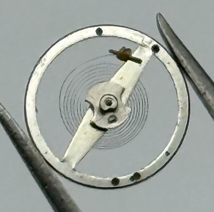Oris 380 Balance Wheel Complete And Spring 6¾-8''' 398 Watch Movement Parts NOS