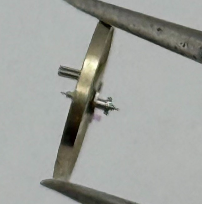 ST 69 KIF Inca Balance Wheel Complete And Spring Renata Watch Movement Parts NOS