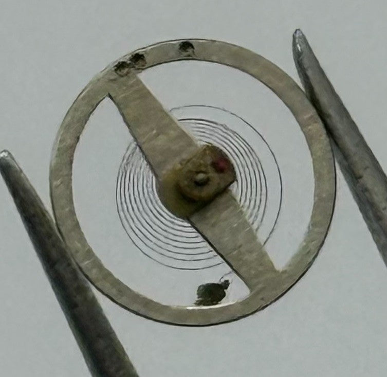 Smith LY Balance Wheel Complete And Spring 8¾’’’ 1246 Watch Movement Parts NOS