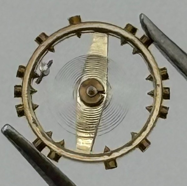 AS 976 1012 Balance Wheel Complete And Spring Renata 532 M Watch Movement Parts