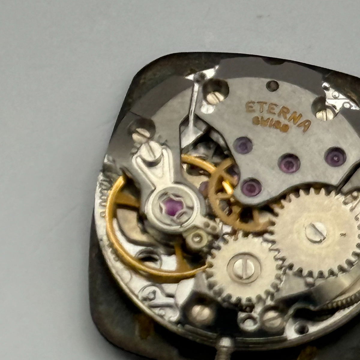 Eterna 12660 B Watch Movement - Ladies - For Parts / Repair - 17.4mm