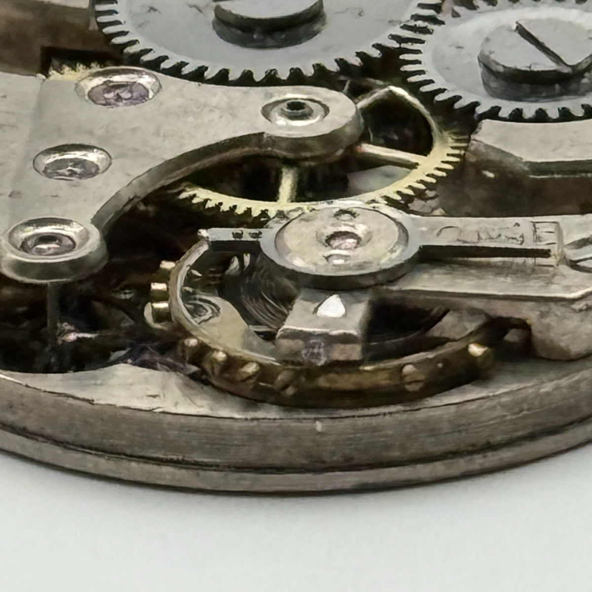Unidentified 803 Watch Movement Manual Wind Vintage Parts Repair 23.2mm