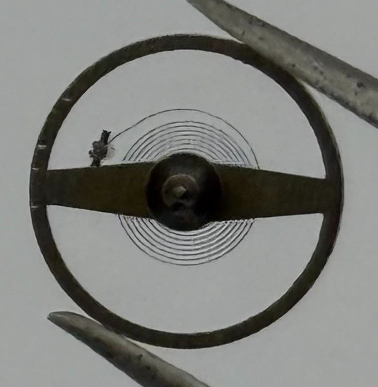 FHF 60 Balance Wheel Complete And Spring Renata 535 M Watch Movement Parts NOS