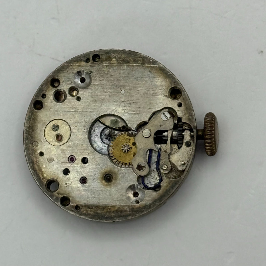 Derby 33 Watch Movement Manual Wind Vintage Swiss Parts Repair 23.2mm