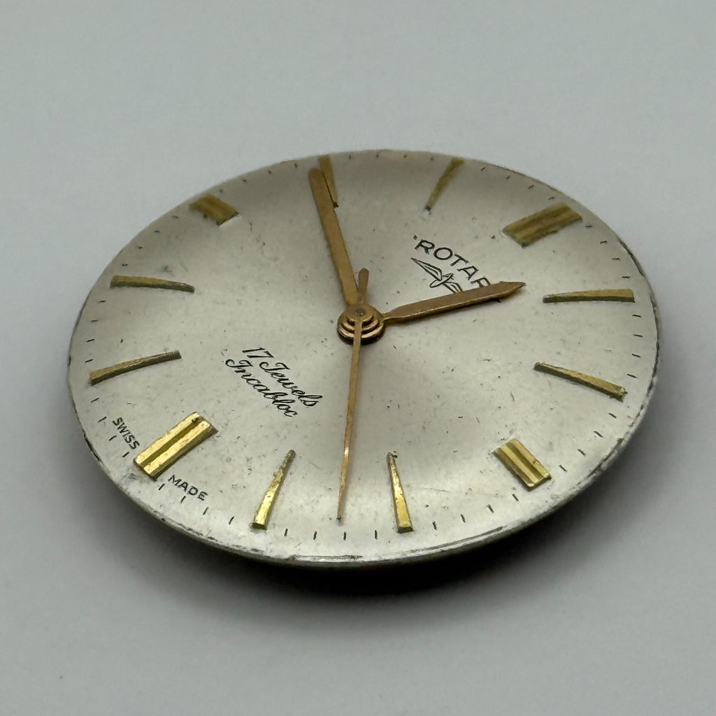 AS 1702/03 Watch Movement A. Schild 1702/03 Date Rotary Swiss Parts 25.9mm