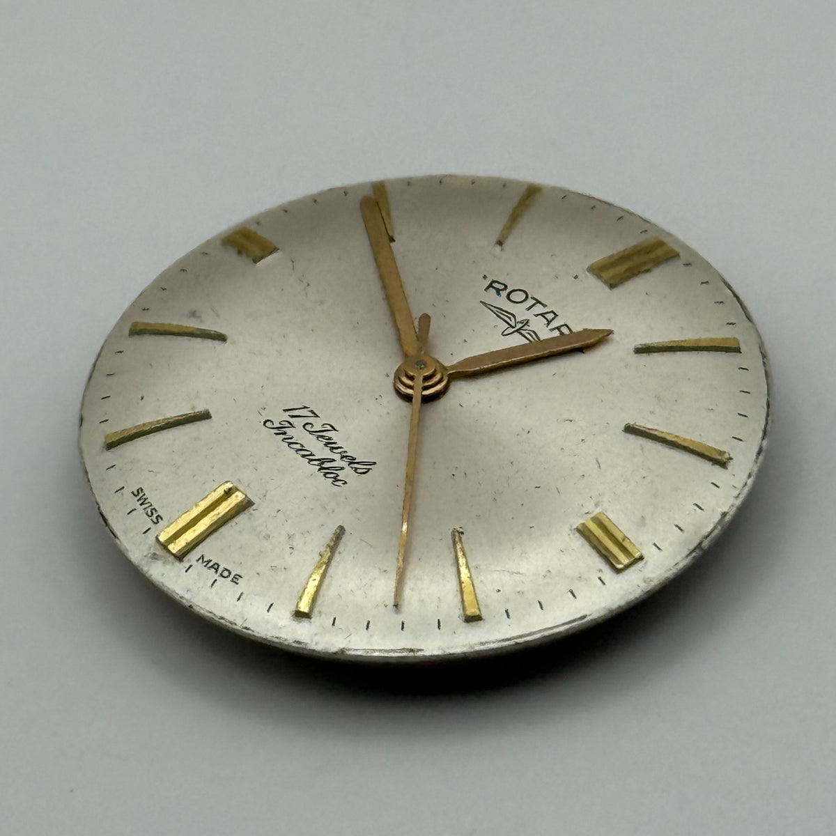 AS 1702/03 Watch Movement A. Schild 1702/03 Date Rotary Swiss Parts 25.9mm