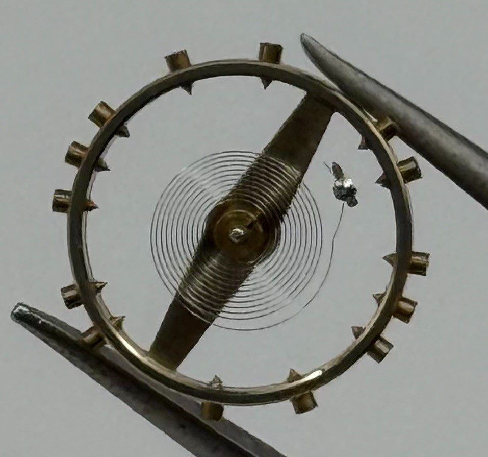 AS 984 Balance Wheel Complete And Spring 10½’’’ 30 M Watch Movement Parts NOS