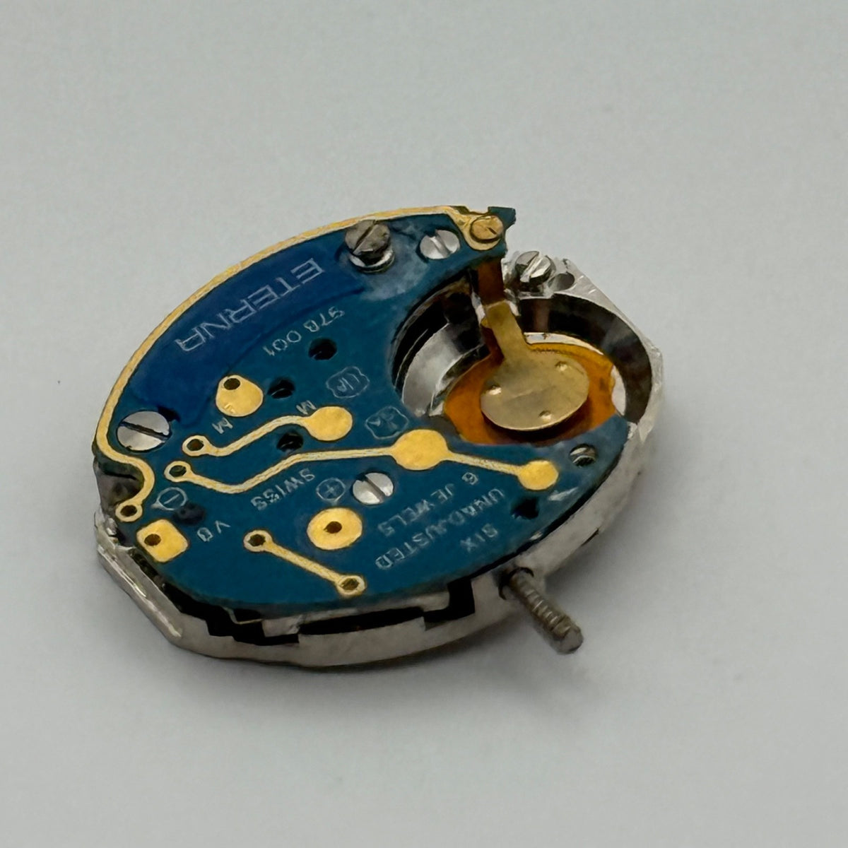 ETA 978.001 Eterna Quartz Watch Movement Swiss Vintage Parts Repair