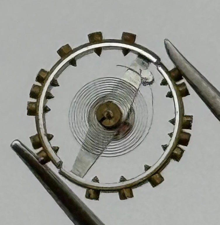 Revue 42 Balance Wheel Complete And Spring 8¾’’’ Bergeon 617 Watch Movement Part