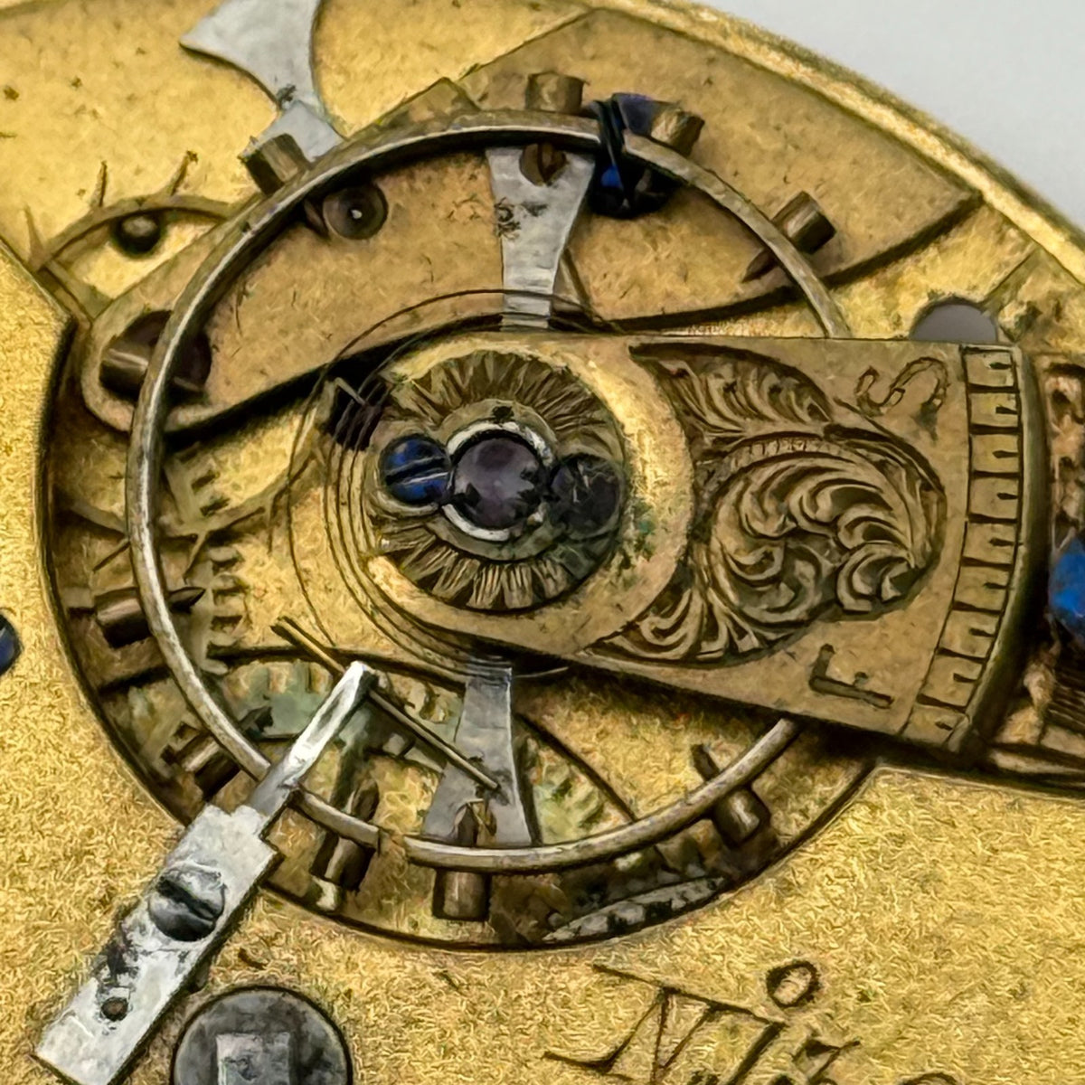 Thomas Blundell Liverpool Pocket Watch Movement - Lever - Running / Parts 42.7mm