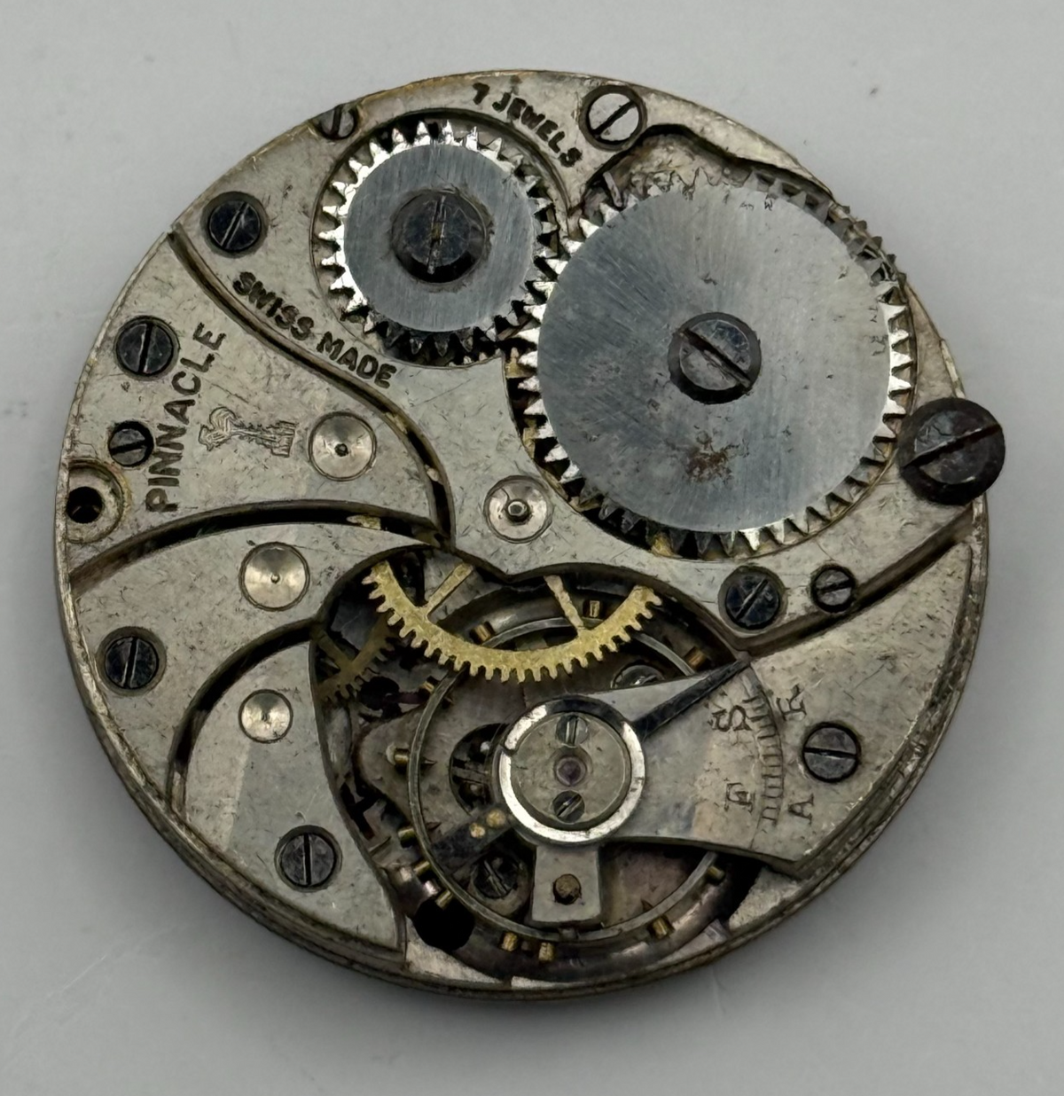 Pinnacle Trench Watch Movement Sub Seconds Red 12 Swiss Manual Wind Parts 28.8mm