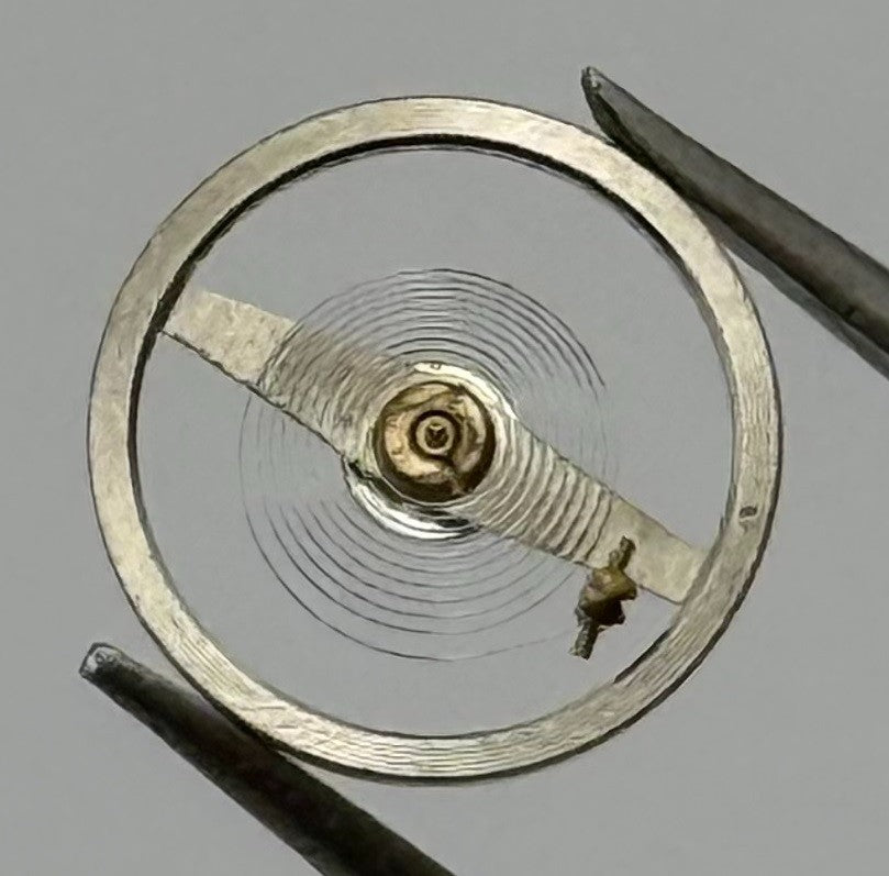 Oris 431 Balance Wheel Complete And Spring 8¾’’’ 397 M Watch Movement Parts NOS