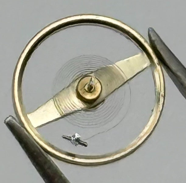 Femga 45 Balance Wheel Complete And Spring 5½’’’ 1615 M Watch Movement Parts NOS