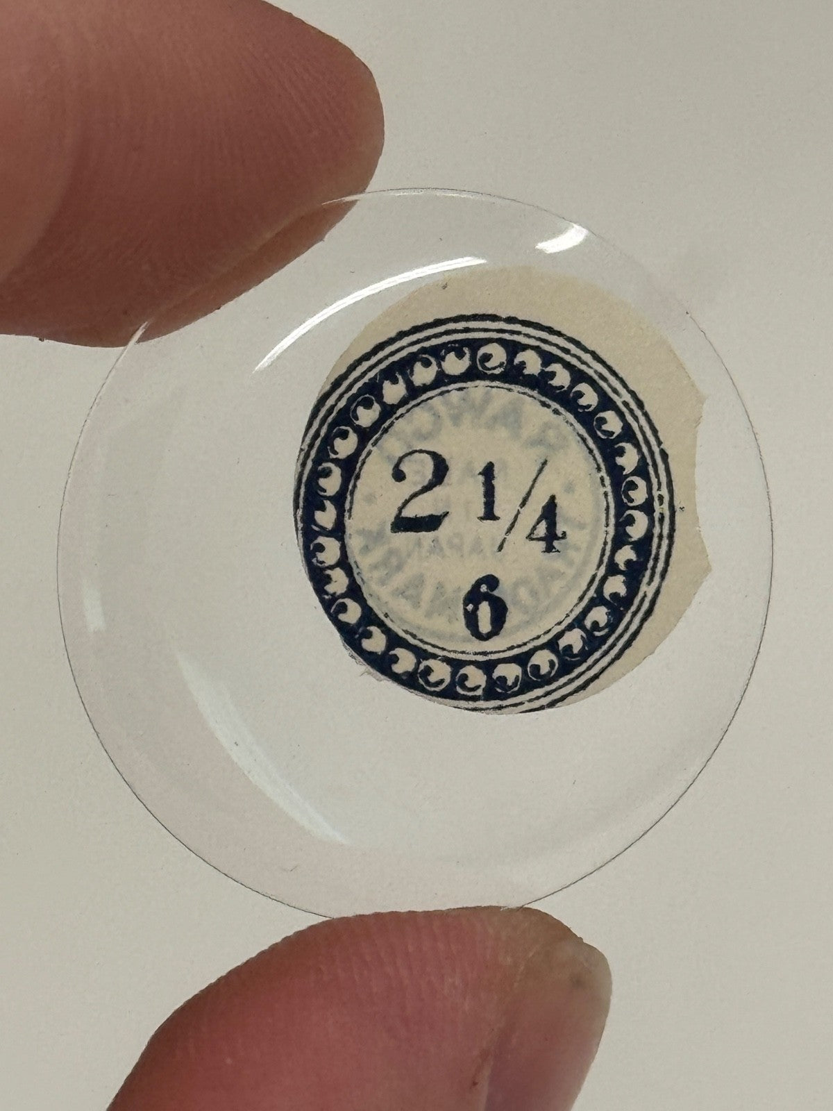 Antique Pocket Watch Glass Crystal - Choose From Available Sizes - Rawco - NOS
