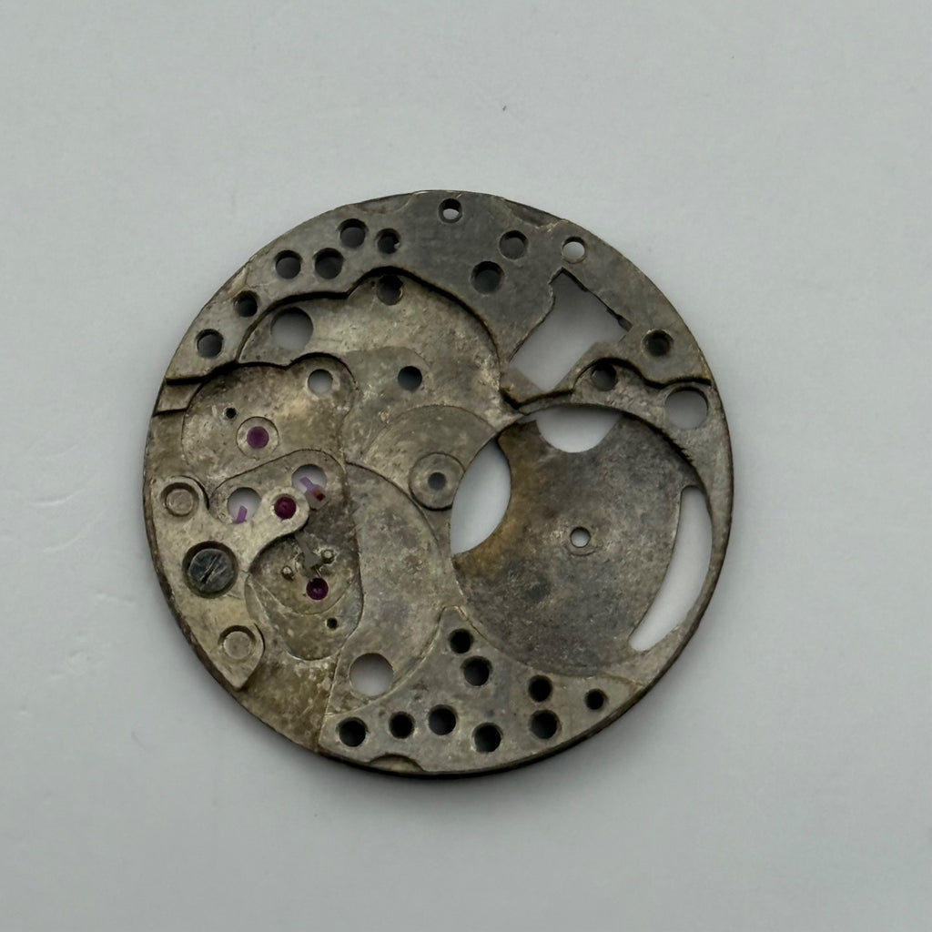 FHF 186 Watch Movement - Main Plate - For Parts / Repair - 23.6mm