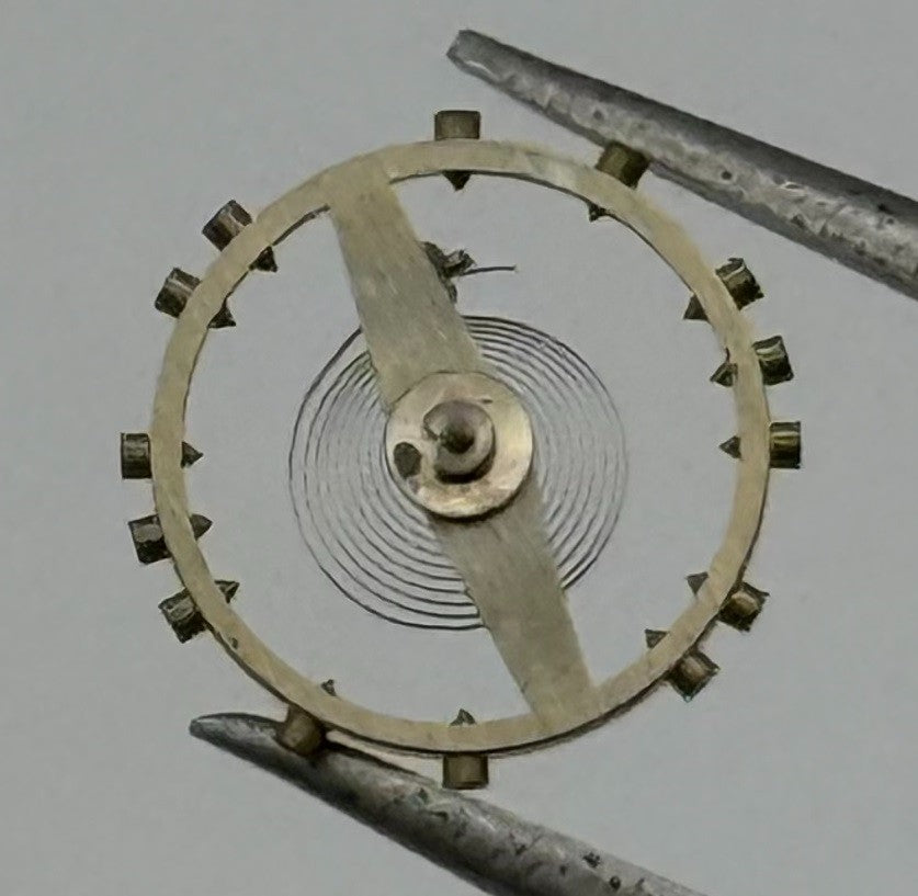 AS 970 Balance Wheel Complete And Spring 8¾’’’ 27 Watch Movement Parts NOS
