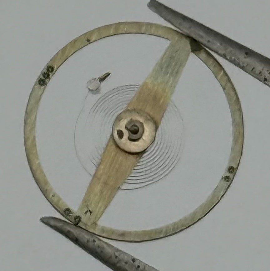 ST 1800 1805 Balance Wheel Complete And Spring Renata 1508 Watch Movement Parts