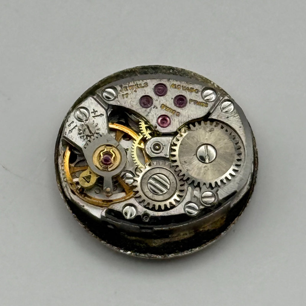 Zenith 1100 Watch Movement Movado Fries Ladies 17 Jewels Manual Wind Parts 11.6m