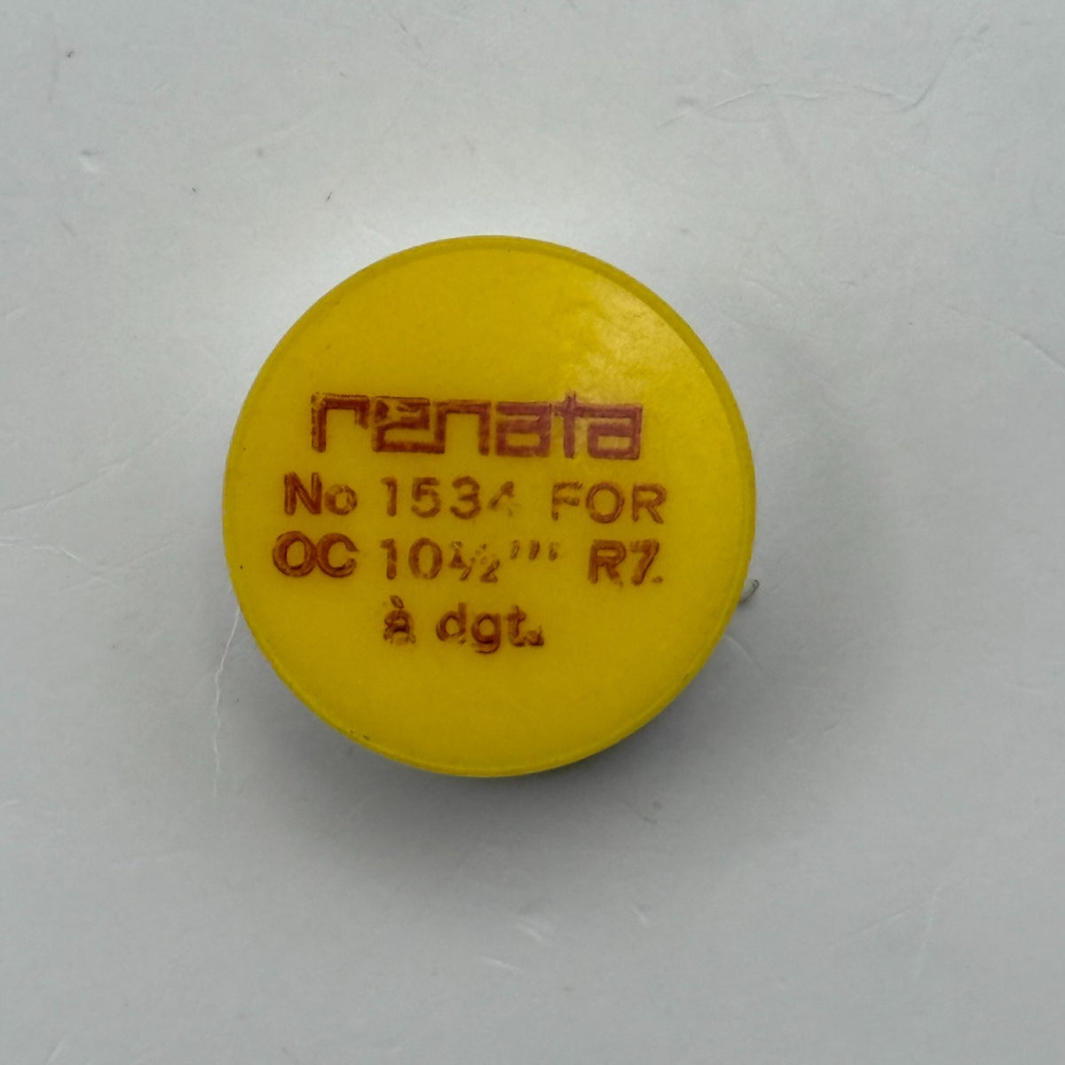 OC R7 Balance Wheel Complete And Spring 10½’’’ Renata 1534 Watch Movement Parts