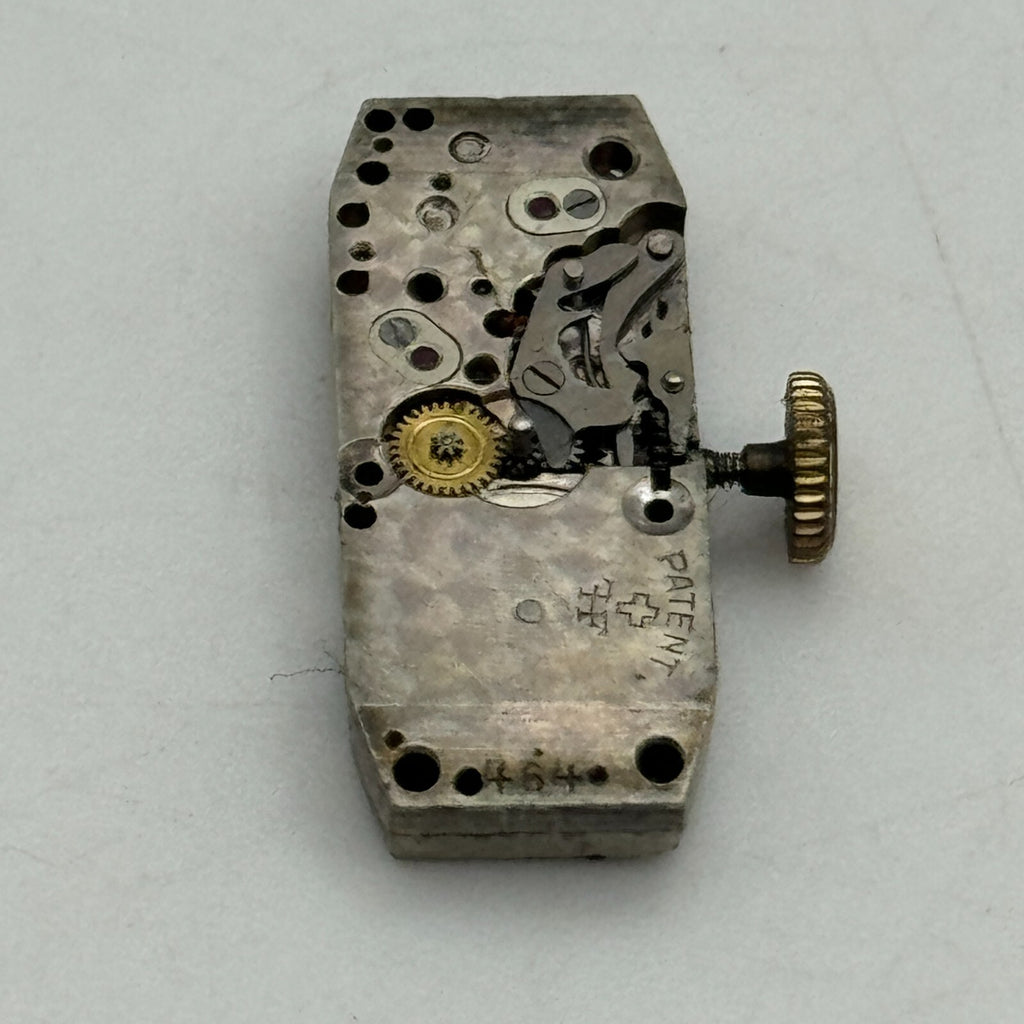 FHF Watch Movement Clarte Fab.Suisse Patent Running Ladies Manual Wind Parts 9mm